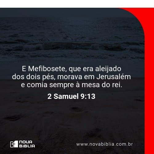 Jair47240183's tweet photo. 2 Samuel 9:13 - Nova Versão Transformadora(NVT)
https://t.co/TkxDC5oiIJ 

#Bíblia  #BíbliaNVT  #NVT  #rpSp  #2Samuel9  #2Sm9  #Deus  #Israel  #Davi  #bondade  #compaixão  #misericórdia  #LEIA_A_BÍBLIA  #ESTUDE_A_BÍBLIA  #CONHEÇA_A_BÍBLIA  @BibliaNVT  @NovaBiblia https://t.co/E3DtpaAhyg