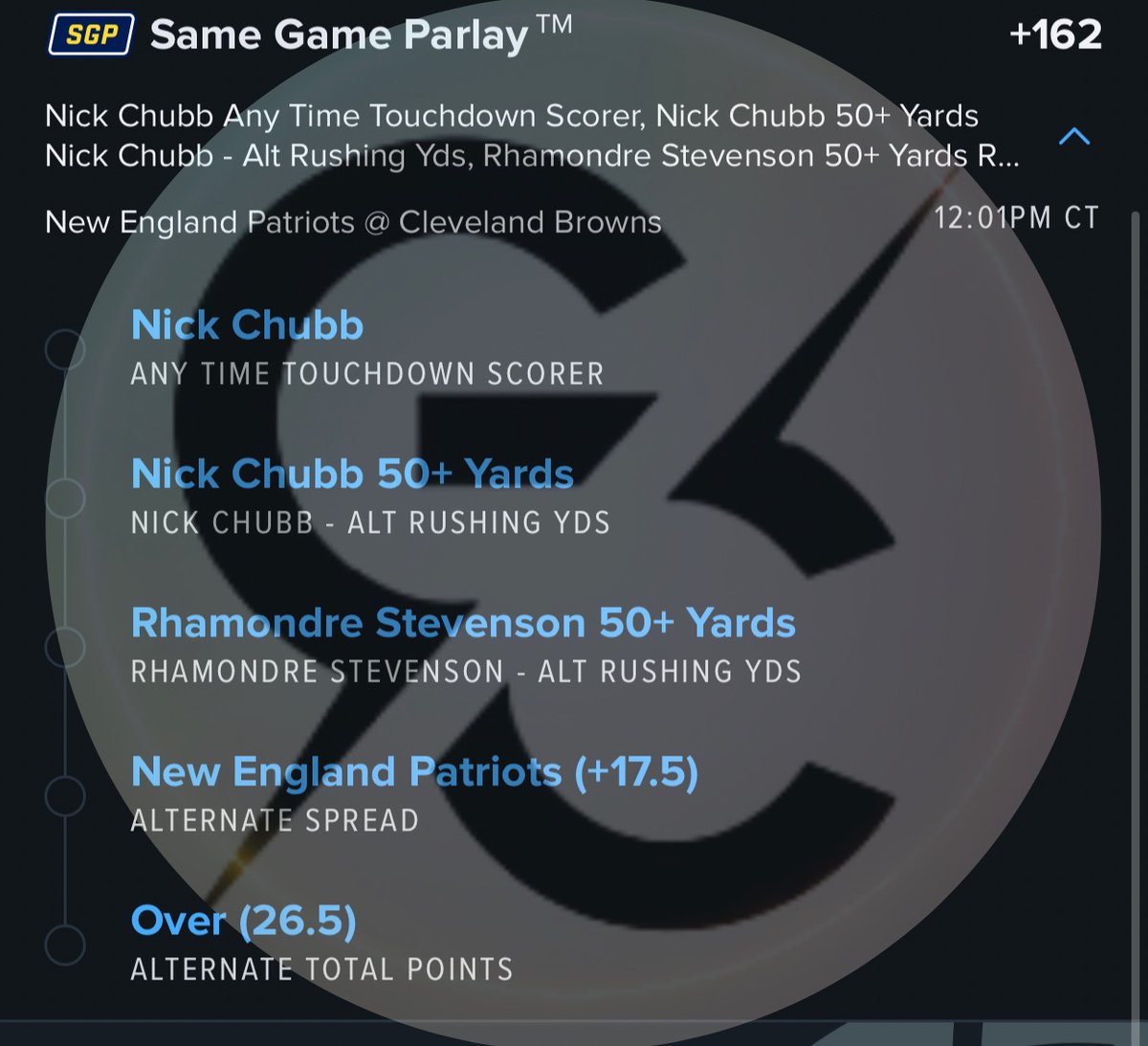 GrowthnCollect's tweet photo. Free Builder 2/2 for today #GamblingTwitter #NFL #Browns #Patriots #NEvsCLE #FreeBet #GrowthAndCollect https://t.co/Ni7AvHd2sM