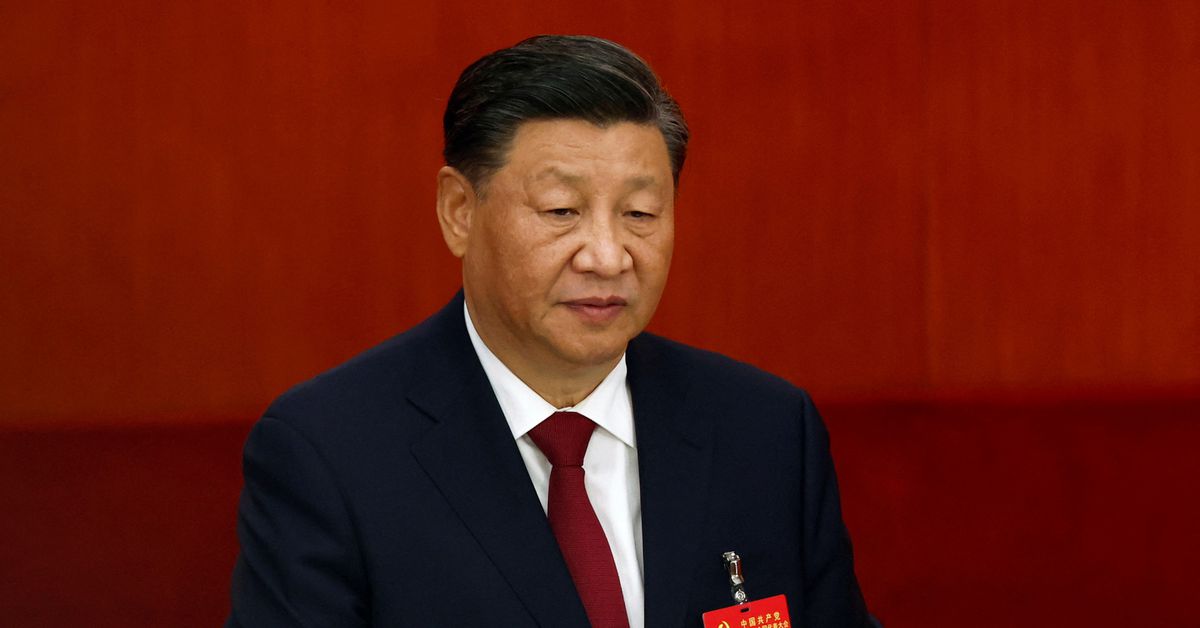 Reuters's tweet photo. Reactions to Xi's speech opening China's Communist Party Congress https://t.co/EqftH8Qqer https://t.co/DL8tHKaJ1T