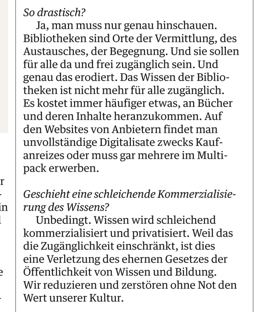 bibliothekensh's tweet photo. Aus Einsiedeln wird heute in der @NZZaS die Digitalisierung in den Bibliotheken gedisst:
https://t.co/hwJP9TwFvi
#slsp kriegt auch sein Fett ab. Allerdings erkenne ich das Schweizer Bibliothekswesen in dem Zerrbild des Intis nicht wieder. Eingeschränkte Zugänglichkeit? Öhh... https://t.co/OOjm2WLx1I