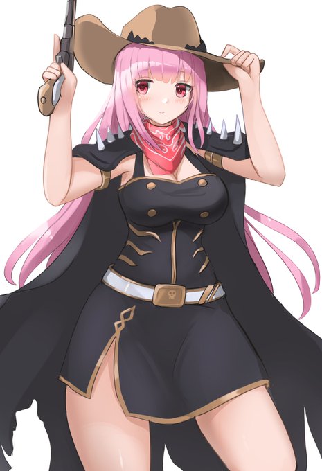 Holoctober Day 14 - カウボ-イ/CowboyCalliope Cowboy ver.#holoctober #callillust 