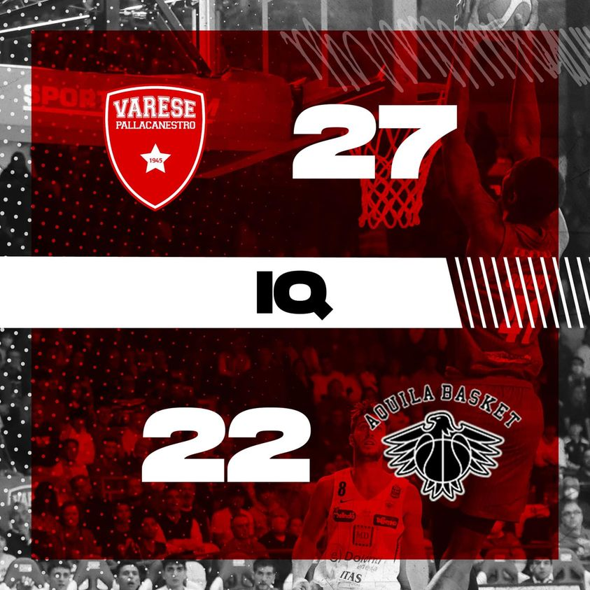 PallVarese's tweet image. Siamo avanti dopo i primi 10’ di gioco 🏀💪
#VarTre #NoiSiamoVarese