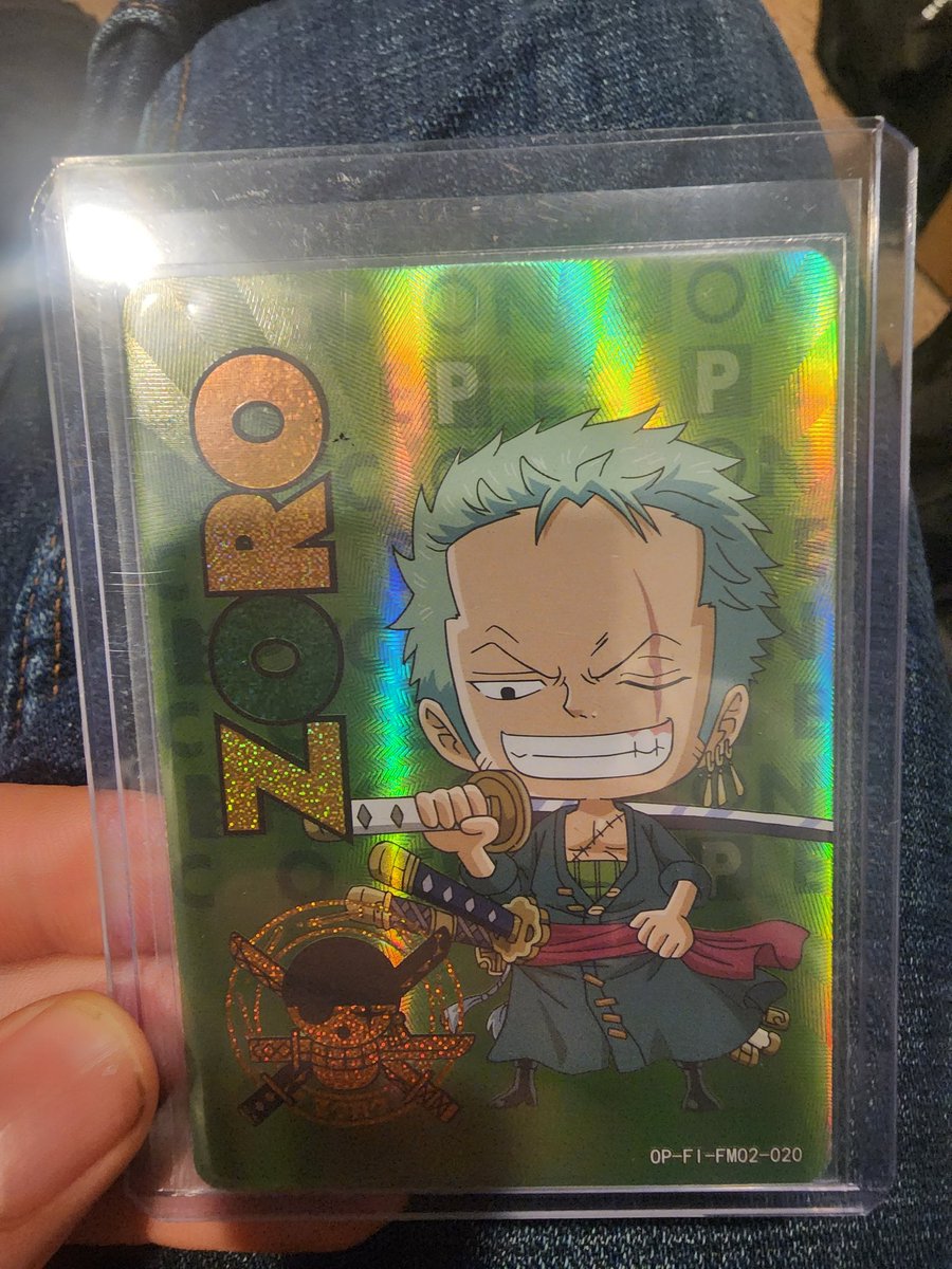 11ryan11's tweet photo. @ONEPIECE_tcg , what do I have here besides the obvious? Is this good???  Valuable???  I can't find anything like it. https://t.co/cPwSKMtQET