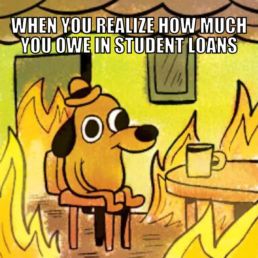 You just graduated and got hit with reality.... 😩

Who else here is struggling with student loans? 🙌🏼