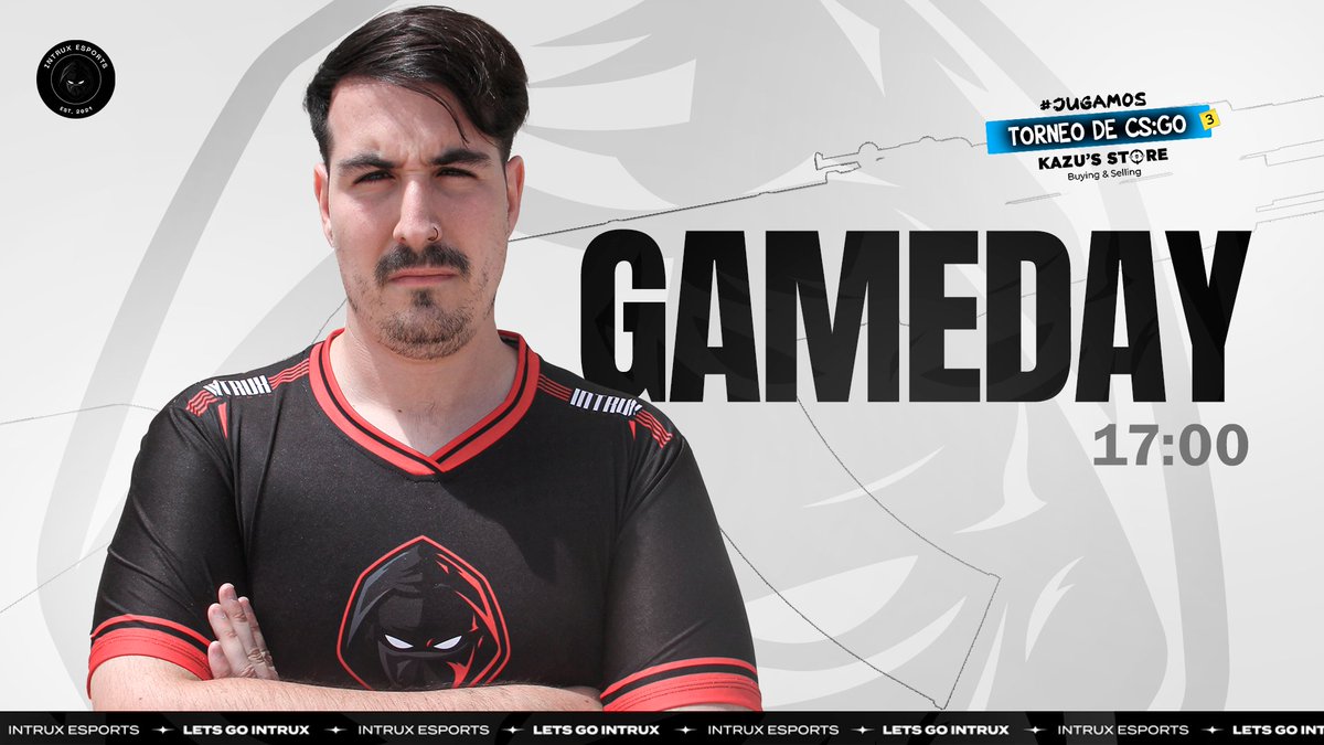 INTRUXesports's tweet photo. GAMEDAY | #CSGO 

¡Momento de dar un paso al frente! 

🏆 @DogminationOrg
📌 R1
🆚 @k8oficial
🕐 18:00 🇪🇸

📺 https://t.co/WAzFut0ewt

#LetsGoIntrux 🥷 https://t.co/KWQuxPjfDp