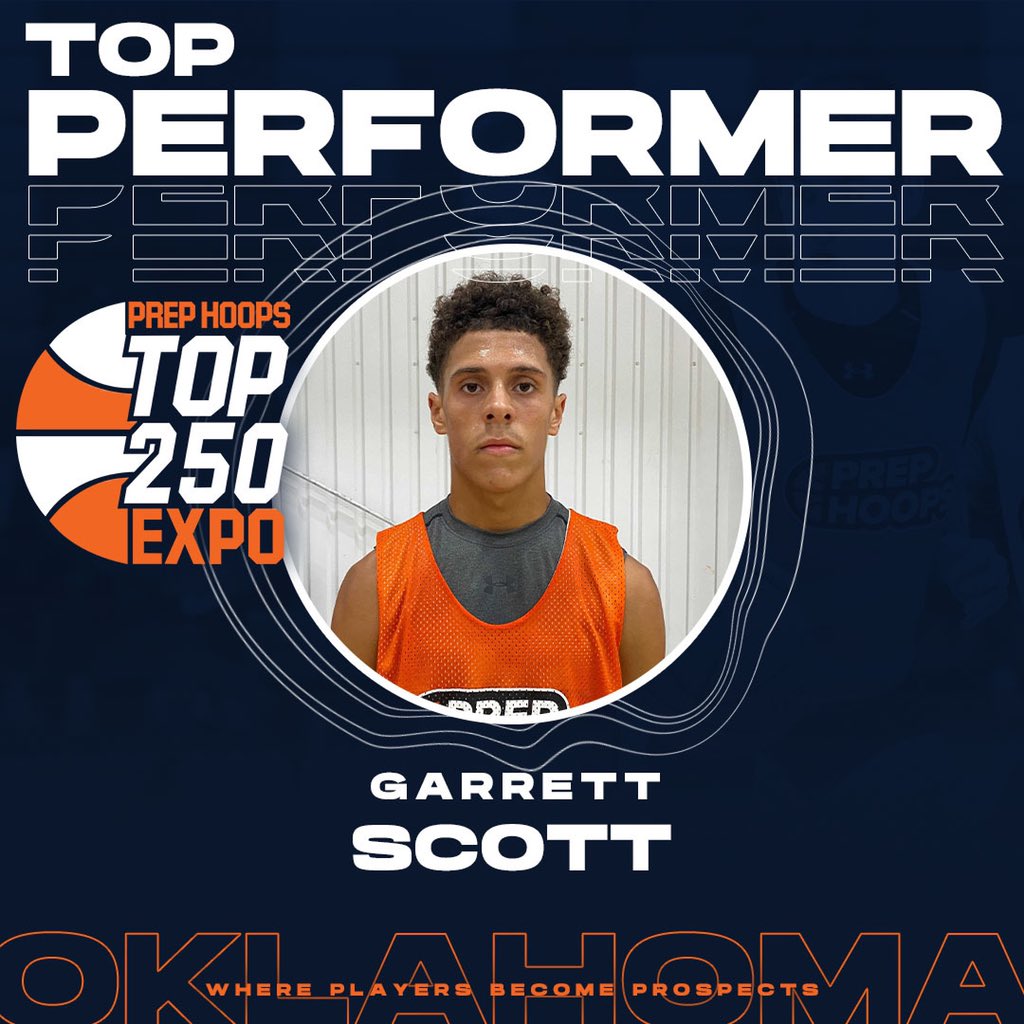 2024 <a href="/garrettlscott/">Garrett Scott</a> standing out at <a href="/PrepHoopsOK/">Prep Hoops Oklahoma</a> 250 Expo. 
A top notch event with some of Oklahomas best hoopers.