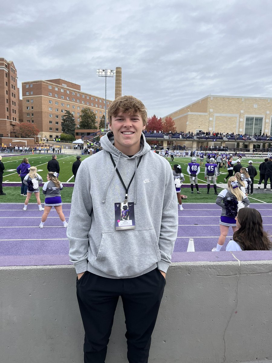 Great visit at St. Thomas yesterday‼️ <a href="/CoachJakeLandry/">Jake Landry</a> <a href="/Coach_Caruso/">Coach Glenn Caruso</a>