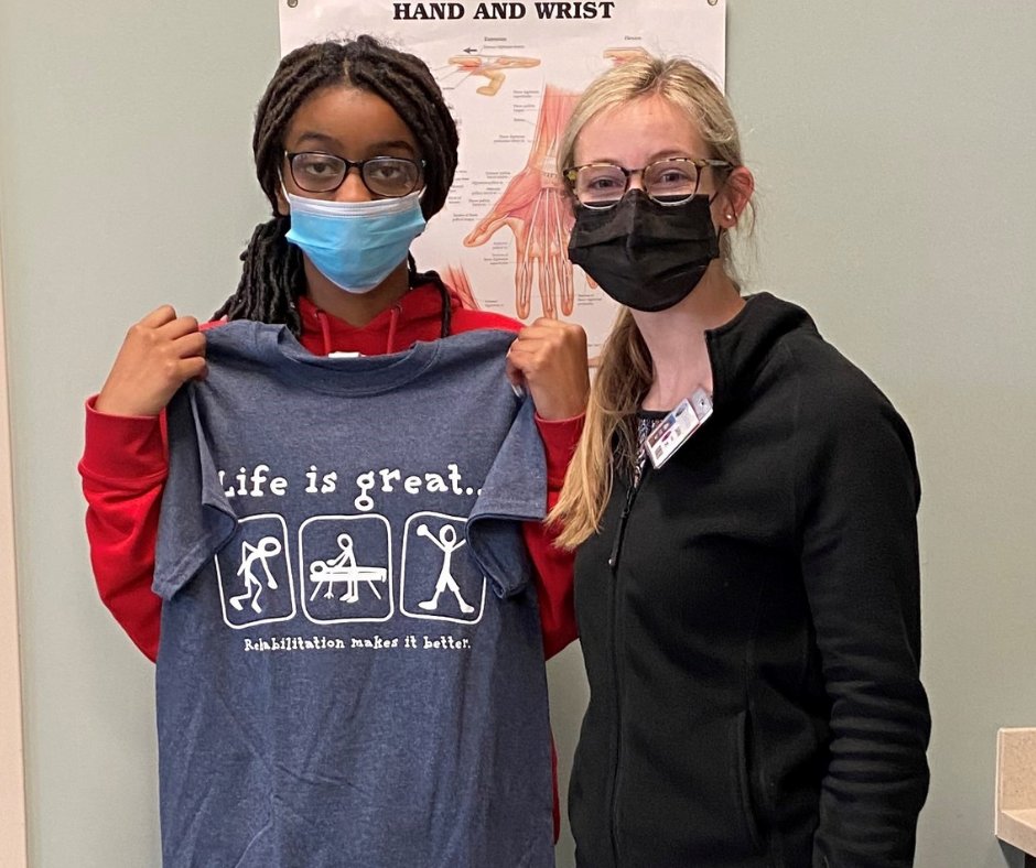 CentraRehab's tweet photo. "My experience at @Centra Rehabilitation was amazing! Everyone was very nice and I'm going to miss them so much." - Malya Myers, Hurt https://t.co/UmBAuIjR2v