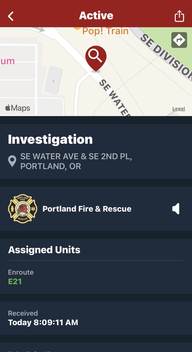 momma_pdx's tweet photo. 🚨🔥Good Morning, Portland The first transient campfire of the day has been reported. 10-16-22 #TentFire https://t.co/4cKG47jYVE