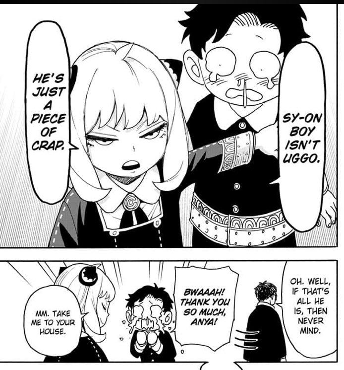 sy_on_boy's tweet photo. damian is so pathetic in anya’s imagination 😭😭😭 https://t.co/2jbtINGy7u