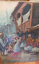 OriginalAncient's tweet image. Available from the arts of the ancient east, the dancing girl by the plastic artist Medaht Al-Hinawi, 100 * 145 cm
Direct sale
13700$
 #artforsale #artwork #ancientmap

#arteast
#AuctionUpdate
#Auction