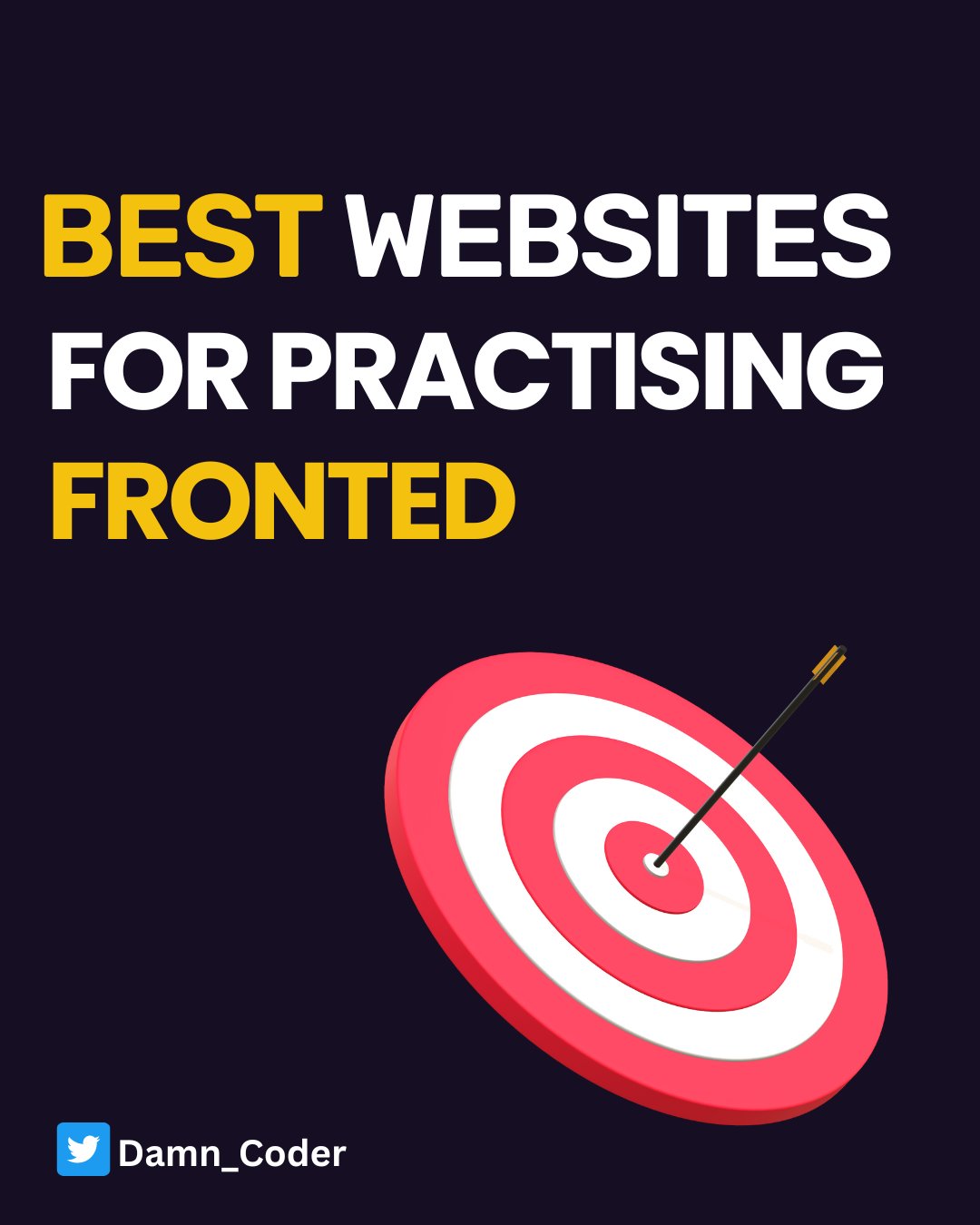 D coder on twitter free websites to boost your frontend skills 