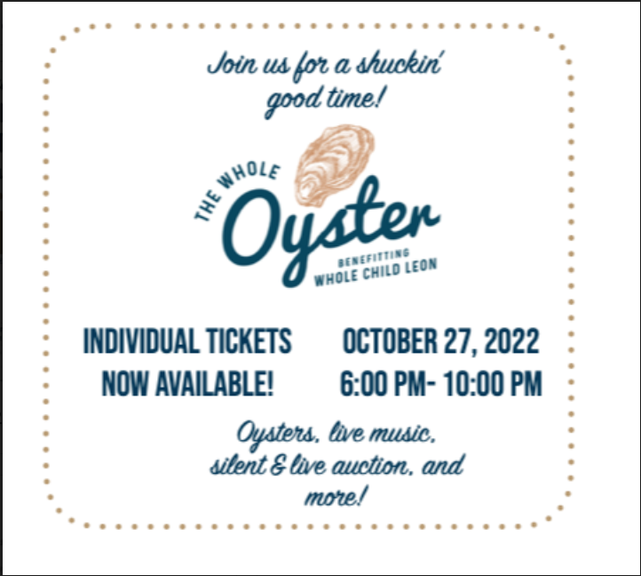 Don't forget to purchase the tickets for our inaugural signature fundraising event - The Whole Oyster on Thursday, October 27. 

Click the link here to buy your tickets!
eventbrite.com/.../the-whole-…...