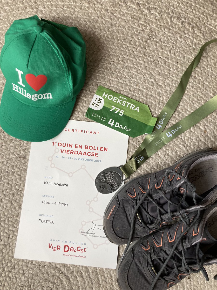 De 4daagse zit er op. Dank aan de organisatie en alle vrijwilligers die een fantastisch evenement hebben neer gezet. Mooie stukjes van onze prachtige Duin- en Bollenstreek gezien.