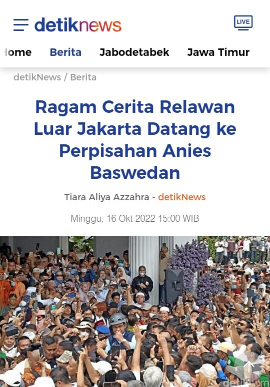 Ternyata yang hadir masa bayaran, bukan warga Jakarta

JKT58 udah eneg ogah datang, kecewa di kibulin mulu ama One About 😅