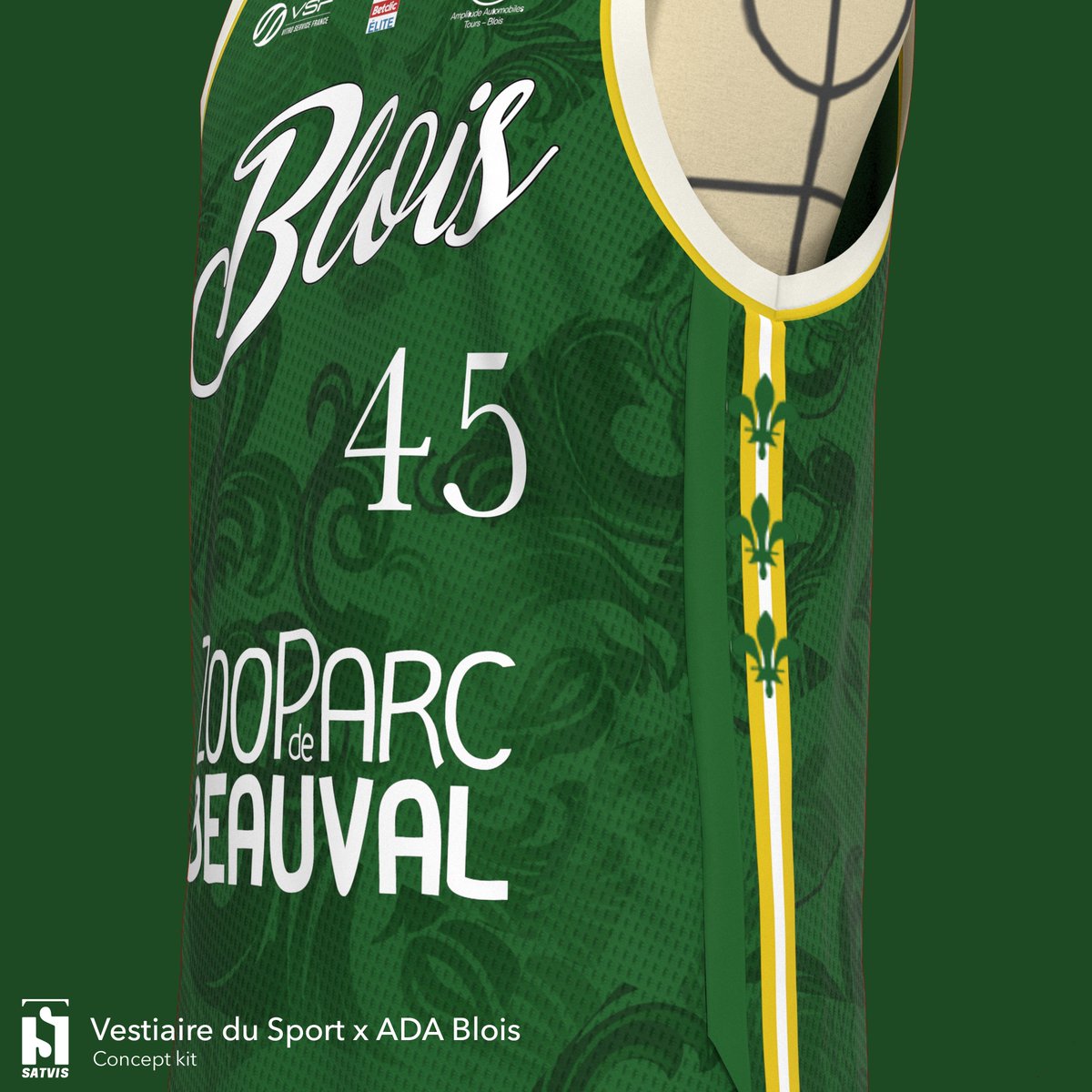 satvis_graphics's tweet photo. Concept kit : ADA Blois x Vestiaire du Sport
🟢 Away kit 🟢

 #Vestiairesport #satvis #graphisme #France #Basket #ADABlois https://t.co/5prawq9FGg