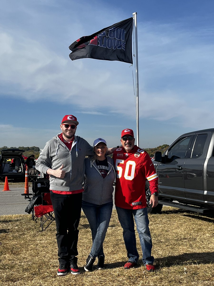 106.5 The WOLF (@wolfkansascity) on Twitter photo GO CHIEFS! <a href="/radiogirlcodie/">Radio Girl Codie</a> <a href="/radiozeke/">Zeke Montana</a> & @patrickmoorekc are out at the game and crashing tailgates! If you see them say hi! #ChiefsKingdom GO CHIEFS! <a href="/radiogirlcodie/">Radio Girl Codie</a> <a href="/radiozeke/">Zeke Montana</a> & @patrickmoorekc are out at the game and crashing tailgates! If you see them say hi! #ChiefsKingdom