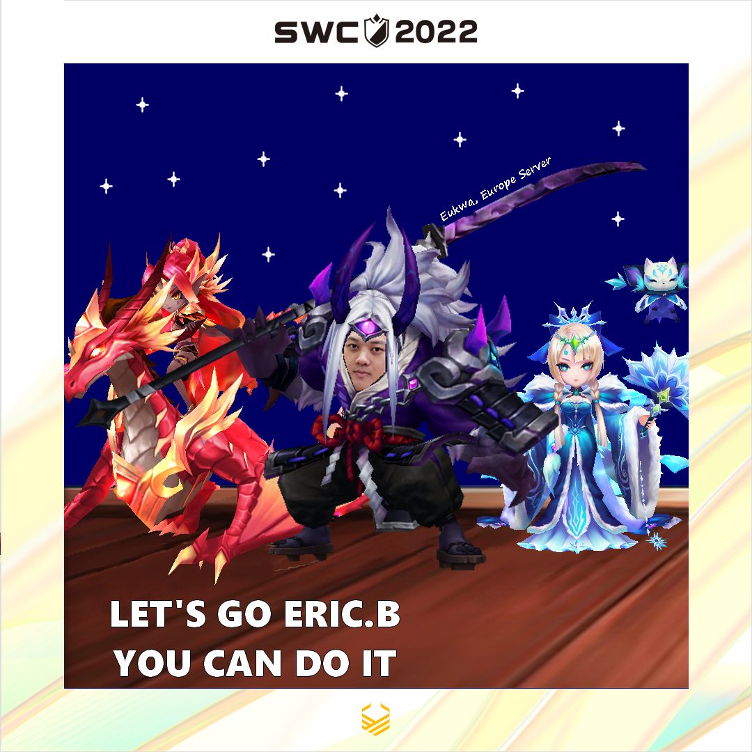 Eukwasw's tweet photo. #Summonerswar #SWC2022 #SWC2022_Supportevent #ERIC_B
Let's go https://t.co/3C0U4fwrqY