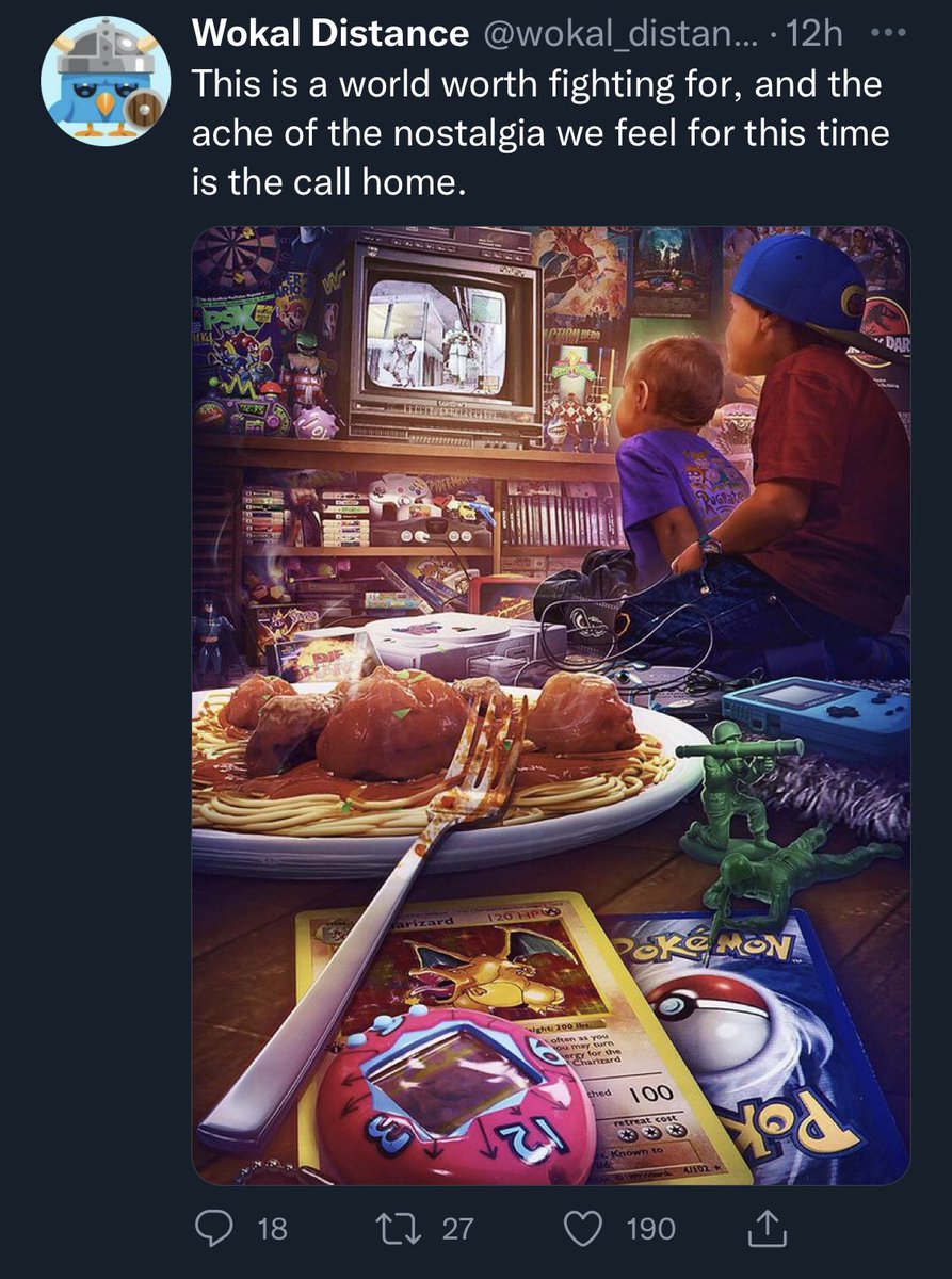 blandCinema's tweet photo. When fascism comes to America it will be wrapped in nostalgia for 90’s corporate advertising and carrying red plastic Pizza Hut cups https://t.co/sW3WU62dwC