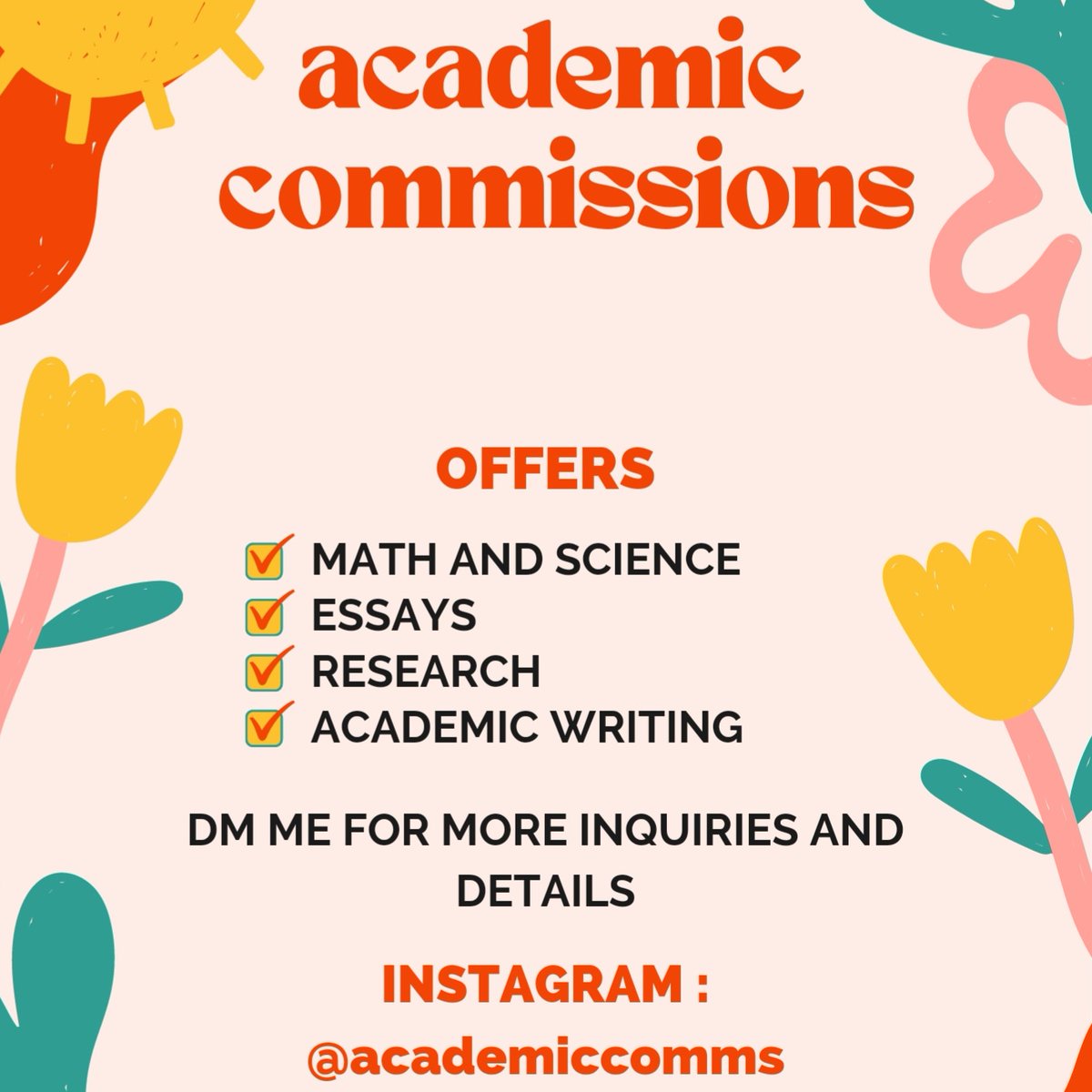 #academiccommission 
#academicService 
#AcademicTwitter