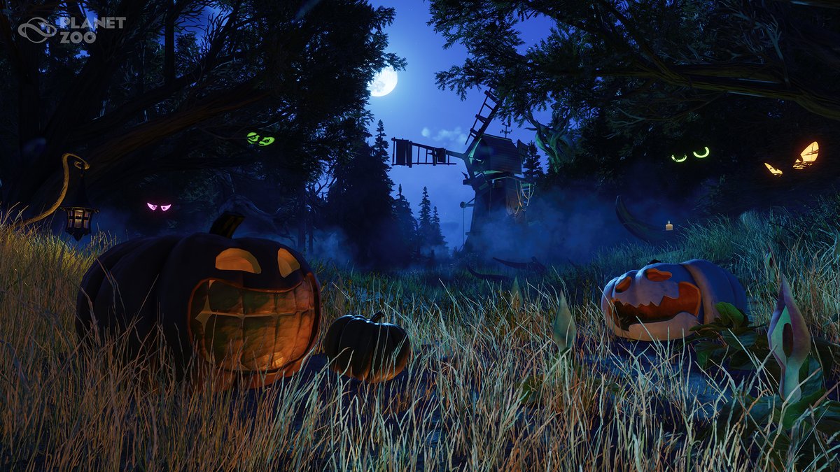 D'oh - turns out Bernie had left the Jack-o'-Lanterns in his