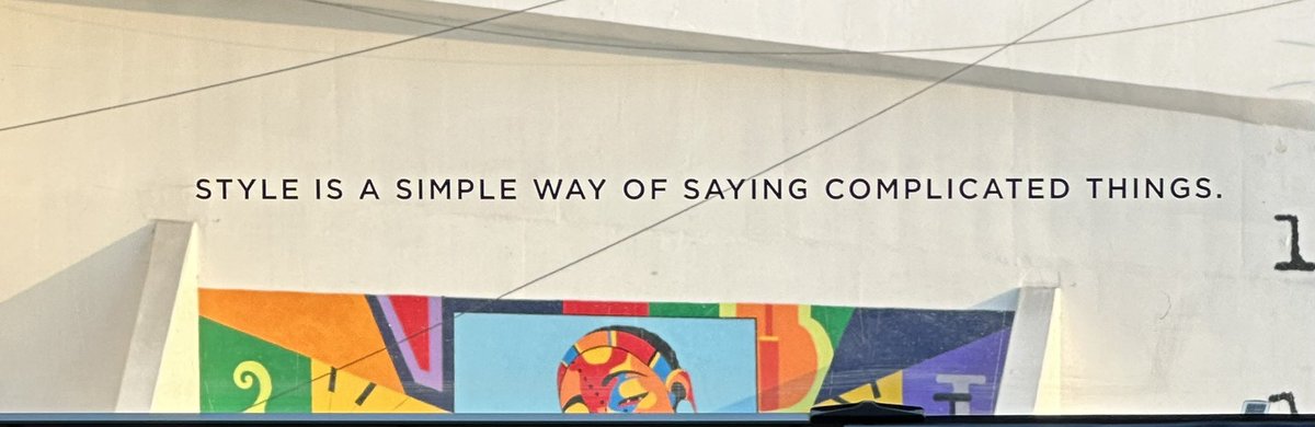 jaydurham's tweet photo. The message stenciled on the inside of my hotel window in West Hollywood. Your style. How you move in your life is a complex expression of your hopes, fears, and motivations to move things in a certain direction. Pay attention to the details, or you miss the message. 👀 https://t.co/IQprGvamAr