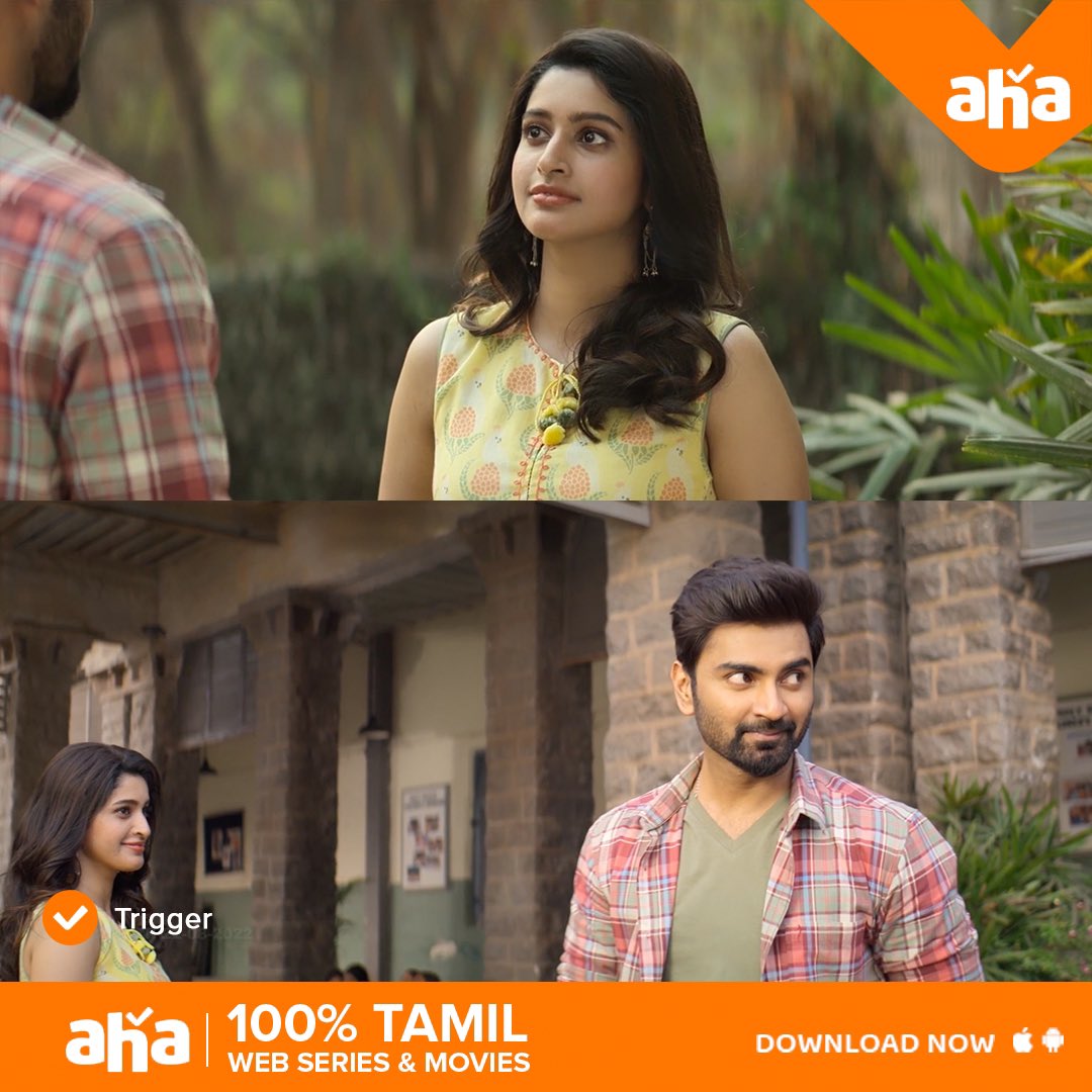 That ‘lesaa slip aayitten aana safe-ah land ayittom’ moment!😬❤️ How many of you remember this scene from #TriggerOnAHA? @Atharvaamurali @tanyaraviOff @ANTONfilmmaker #Trigger #CopInACTION
