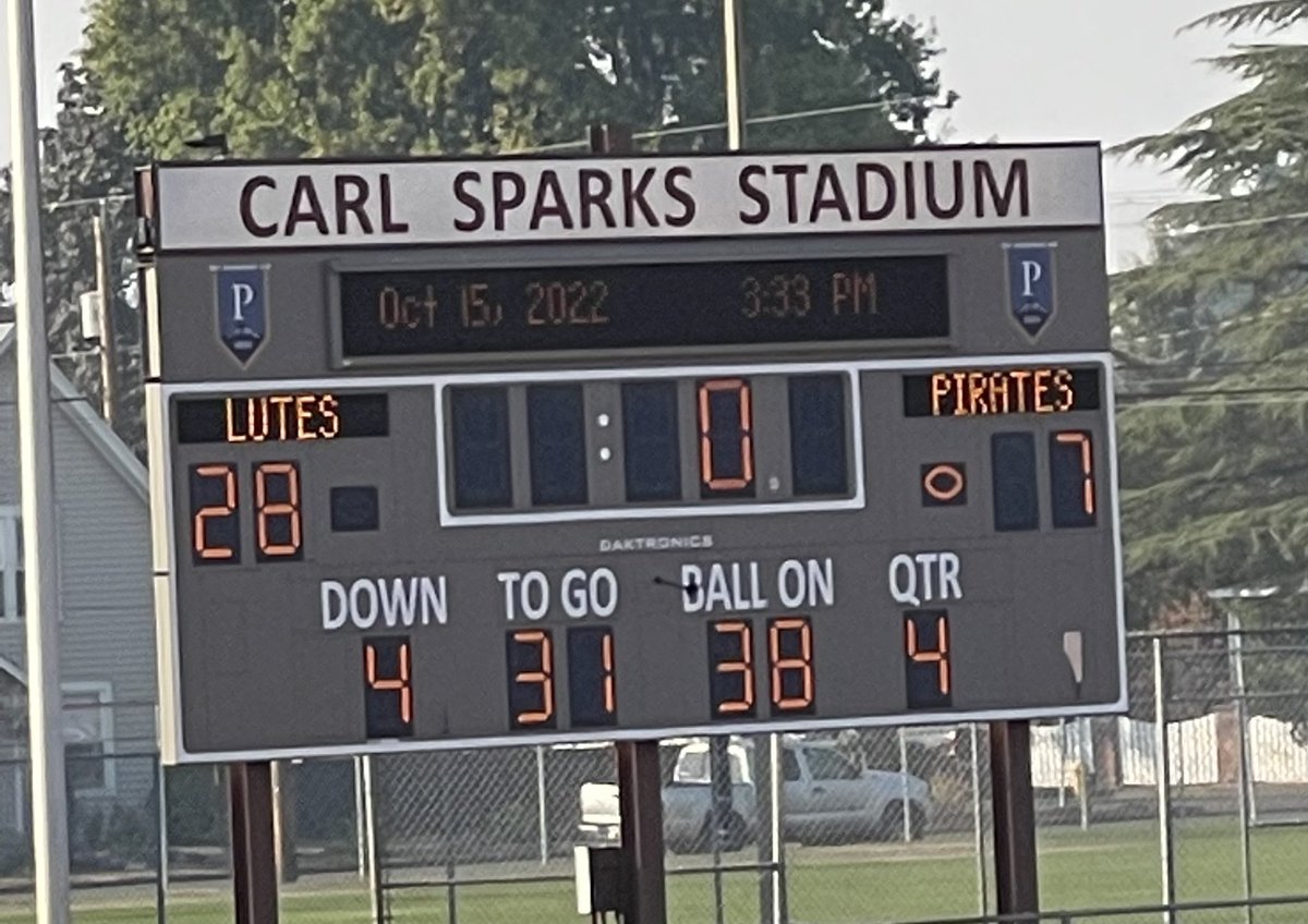 PLUFootball's tweet photo. @PLU_AD Remembered and Seen.

38 second moment of silence before the game. 

First play from scrimmage on the PLU 38 yard line. 

Last play from scrimmage on the WWU 38 yard line. 

#JT38💚  #GoLutes https://t.co/LU3hl6mbKO
