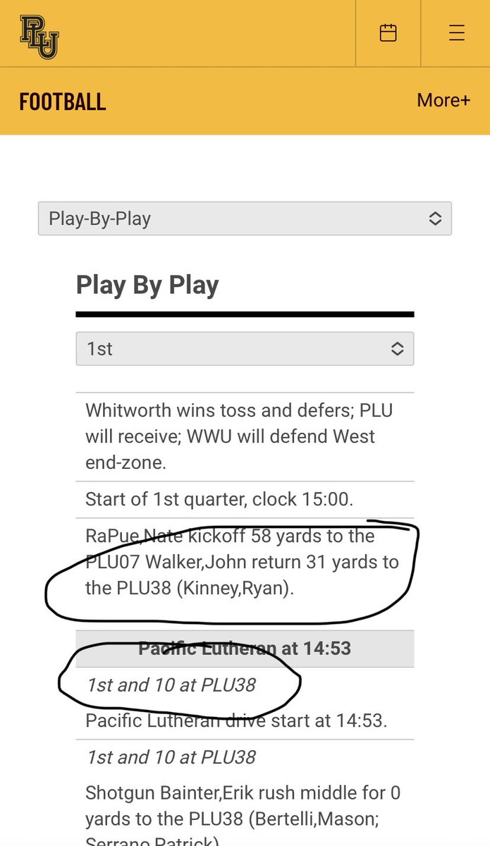 PLUFootball's tweet photo. @PLU_AD Remembered and Seen.

38 second moment of silence before the game. 

First play from scrimmage on the PLU 38 yard line. 

Last play from scrimmage on the WWU 38 yard line. 

#JT38💚  #GoLutes https://t.co/LU3hl6mbKO