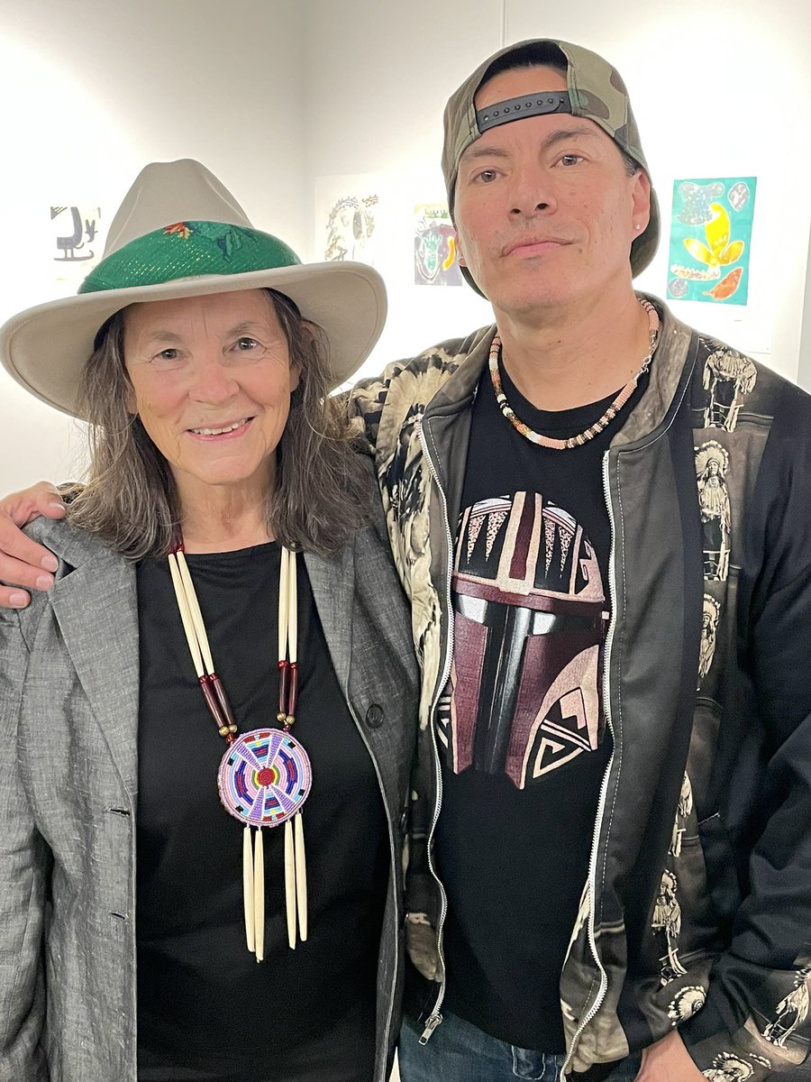 LisaGerstner's tweet photo. Finally got to meet Supaman - Christian Parrish Takes the Gun. He was generous to allow use of his music and image in the Earl Biss Documentary. Thank you, Supaman! 

https://t.co/5Tg5dThfaP
https://t.co/ZPR5QfJkQU

#Supaman #rapper #fancydancer #hiphopartist #earlbiss https://t.co/O0MopbEh9i