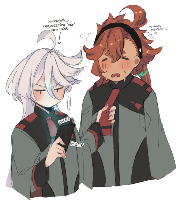 suletta is very, very adorable. 