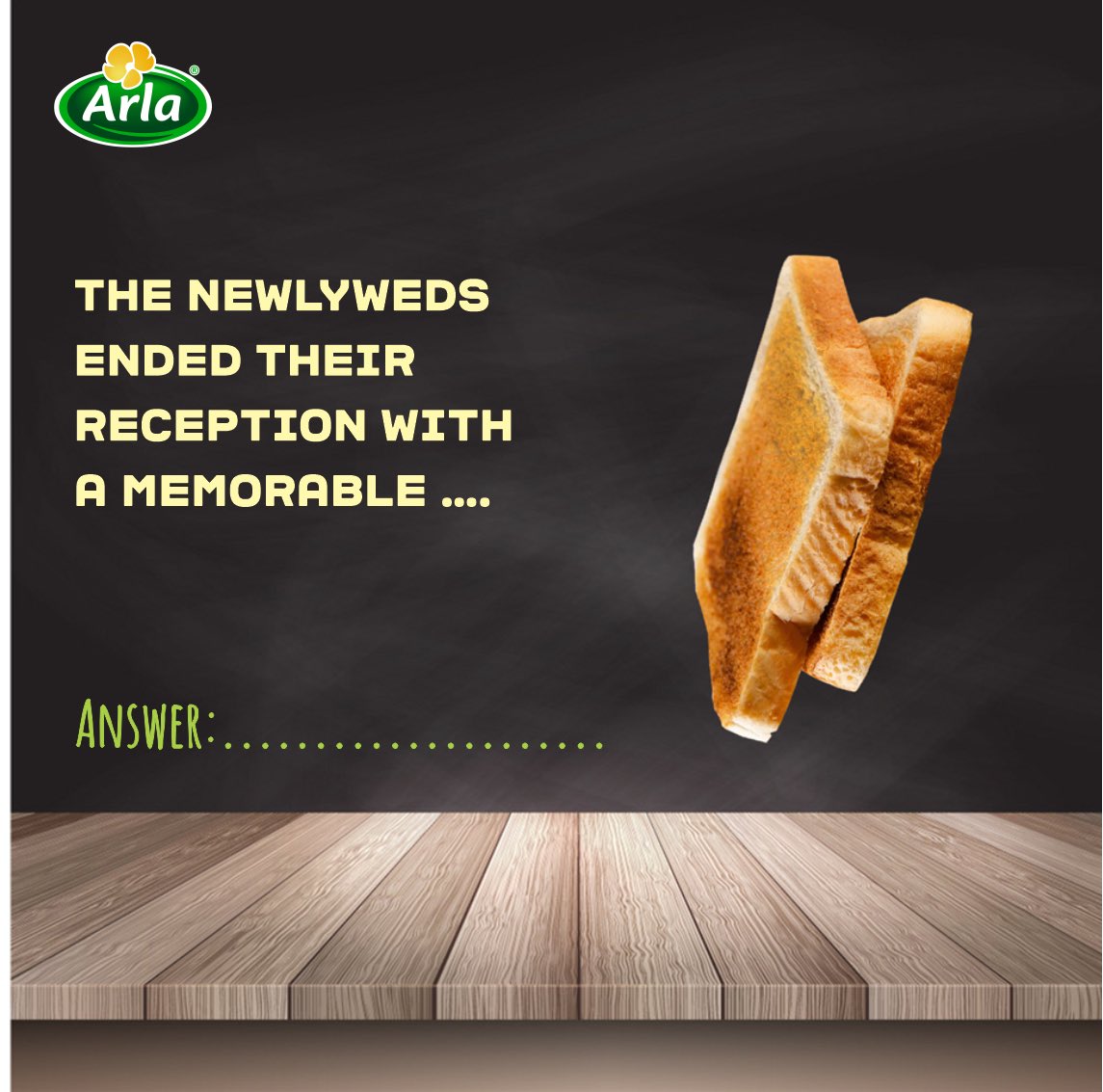 Arlanigeria's tweet photo. Do you think you are the King of Puns? 

Let us know your answers in the comment section and stand a chance to win an awesome gift 

#Arla #ArlaWorldBreadDay #ArlaNigeria #BetterWithArla #MakeGreatMeals https://t.co/DRUeYLxC6F
