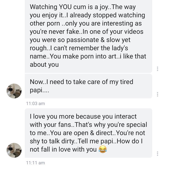&ldquo;Watching you Cum is a Joy&rdquo;  &ldquo;I already stopped watching other porn&rdquo;  &ldquo;I love you more because you interact<a href="/tag/macro"class="tags"><span>#macro</span></a>