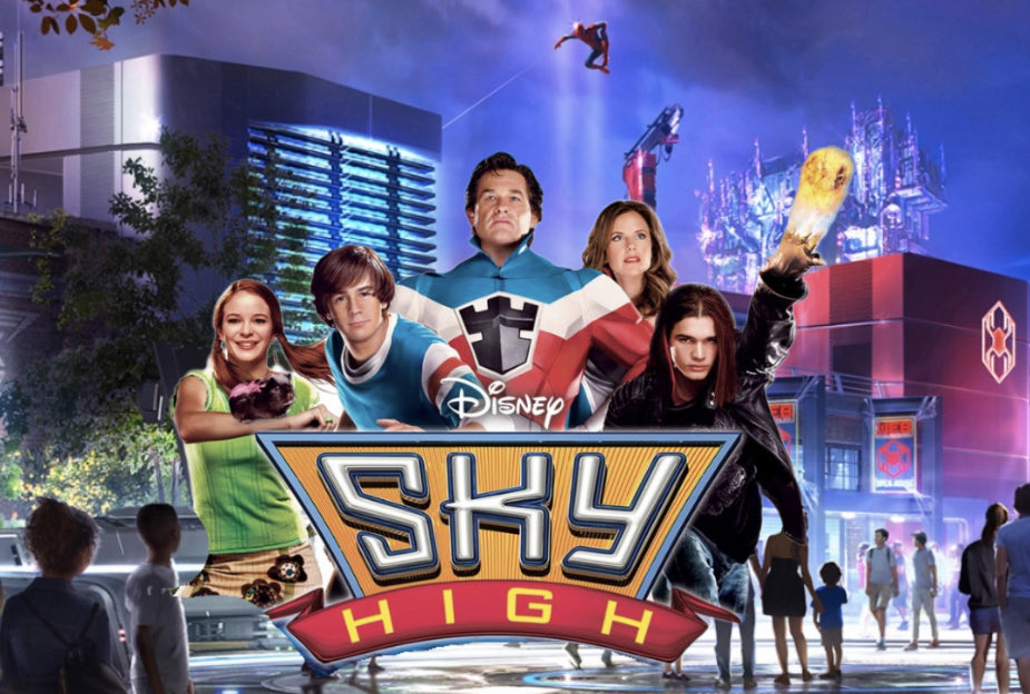 FakeDisneyFact's tweet photo. Since Disney can’t use the Avengers in Florida, they are building Sky High Campus in its place https://t.co/Ck075hfGzD
