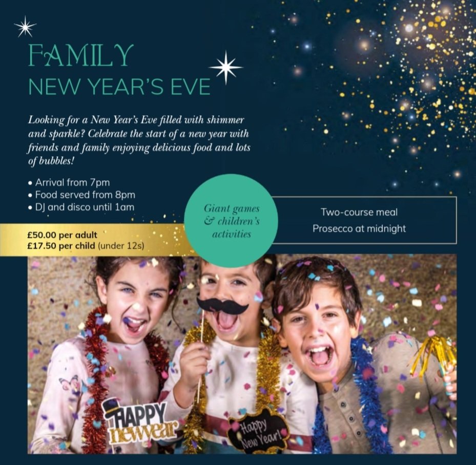 Looking for family fun the New Years Eve? Join us to celebrate the year in style with those you love 🎊🙌

Find out more by calling 01582 760 112 or email info@aldwickburyparkgolfclub.co.uk 

#nye #nyeharpenden #harpendenevents #familiesinharpenden #familyfun #wheathampstedmums