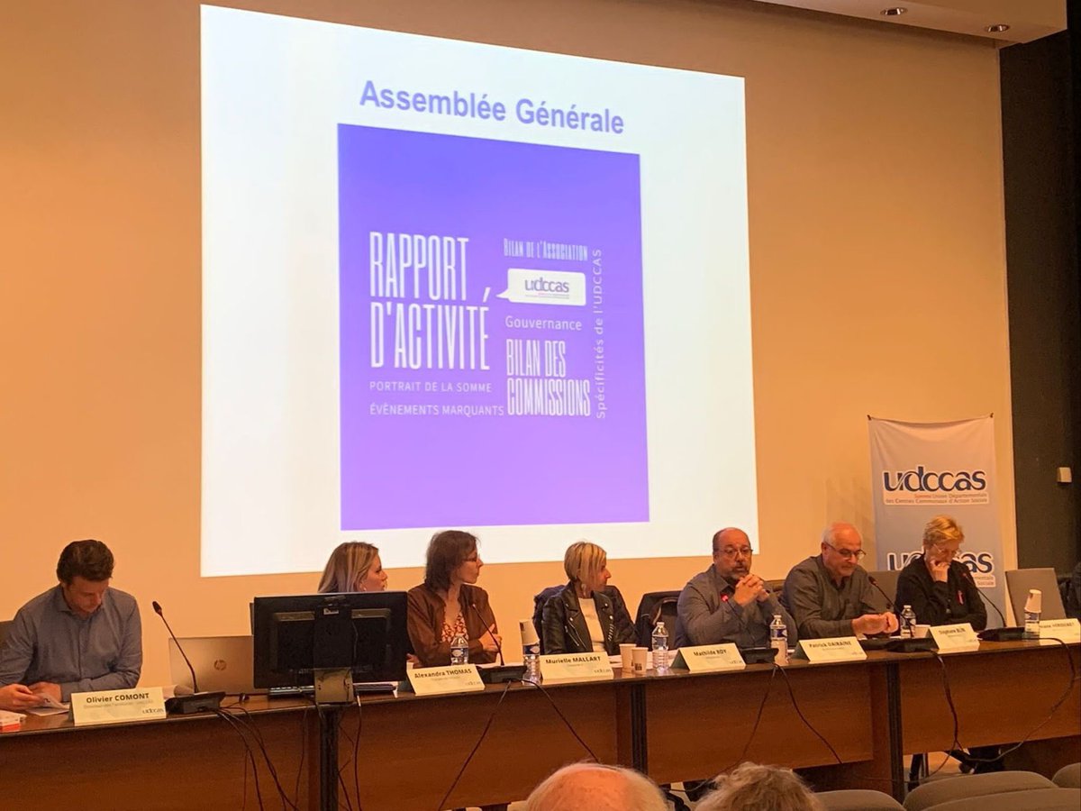 _MathildeRoy's tweet image. Assemblée générale de l’udccas de la Somme avec de nombreuses communes adhérentes, partenaires et en présence de l’UNCASS O Comont . Mobilisés pour nos territoires. Merci aux équipes et à tous pour le soutien dans cette présidence
