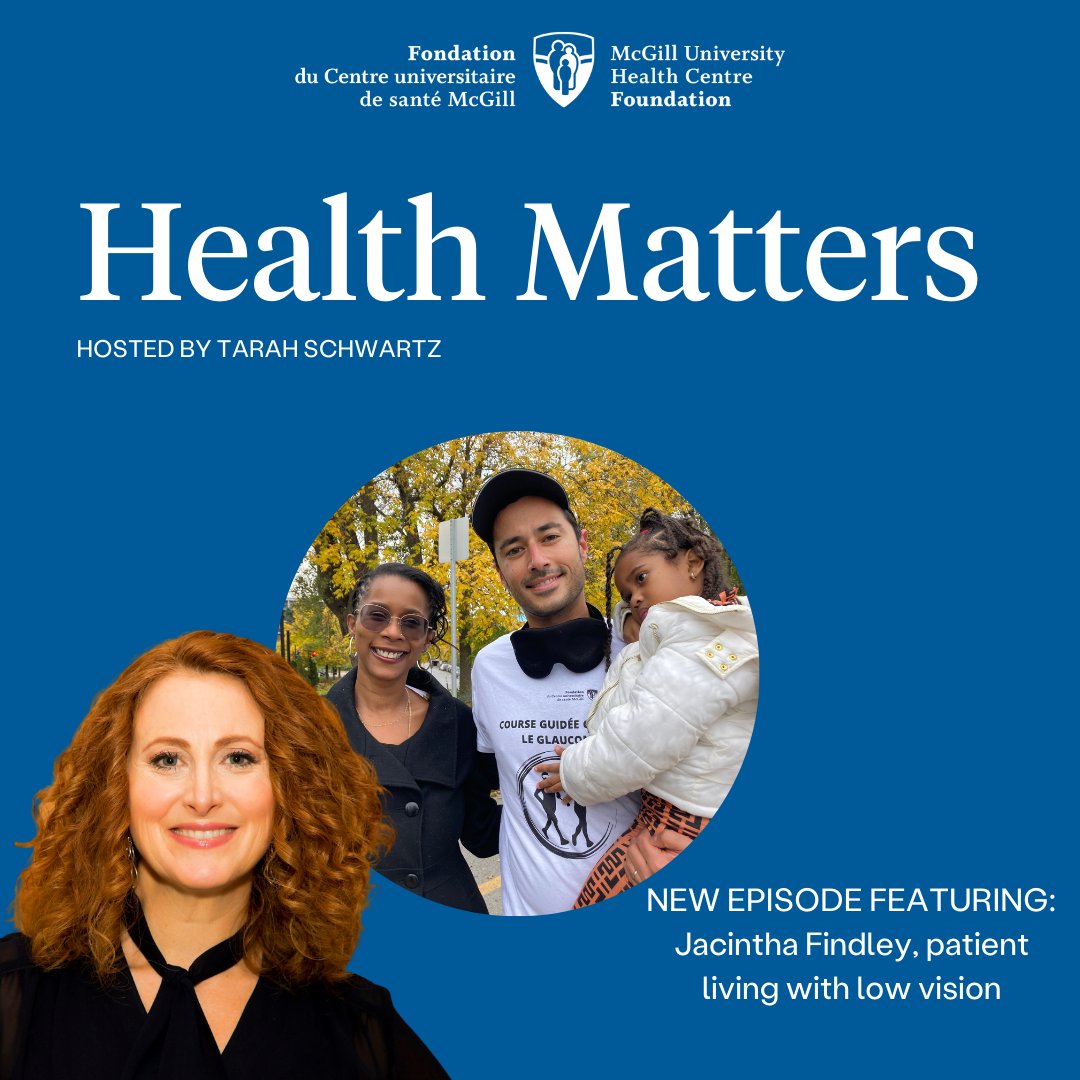 Fondation CUSM / MUHC Foundation (@muhcfoundation) on Twitter photo Today on Health Matters, <a href="/TarahdSchwartz/">Tarah Schwartz (she/her)</a> speaks with Jacintha Findley who lives with low vision. Dr. Laurence Chapuy discusses winning the <a href="/MI4Innovates/">MI4</a> <a href="/PfizerCA/">Pfizer Canada</a> Early Career Investigator Award & her research into IBD. Tune in to <a href="/CJAD800/">CJAD 800 Montreal</a> at 12pm! Today on Health Matters, <a href="/TarahdSchwartz/">Tarah Schwartz (she/her)</a> speaks with Jacintha Findley who lives with low vision. Dr. Laurence Chapuy discusses winning the <a href="/MI4Innovates/">MI4</a> <a href="/PfizerCA/">Pfizer Canada</a> Early Career Investigator Award & her research into IBD. Tune in to <a href="/CJAD800/">CJAD 800 Montreal</a> at 12pm!