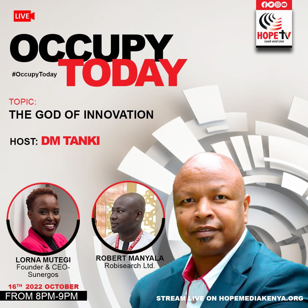 Ondieki_001's tweet photo. Director @RobisearchICT and the Business coach and the CEO Sunergos @LornaMutegi will be hosted tonight on #OccupyToday
Make sure you Watch HopeTV8pm
Robisearch ICT https://t.co/UebgirELoa