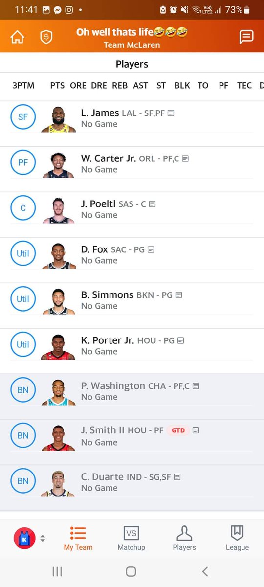 mjadvento's tweet photo. @redrock_bball hey josh any thoughts on my team 10tm h2h standard pts league. I picked 9th went for trae rather than ja though. https://t.co/jIZlsZ9SBD