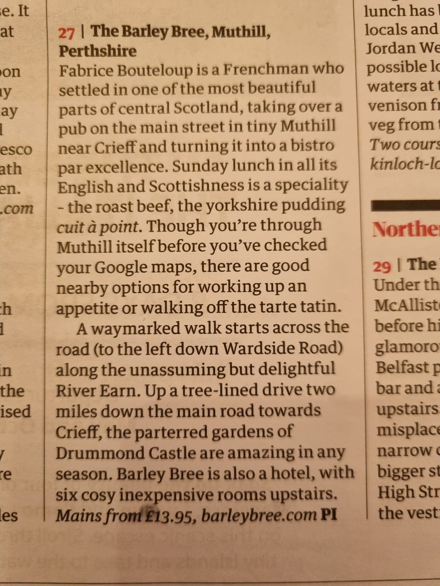 Good mention in the @guardian weekend magazine #sundayroast