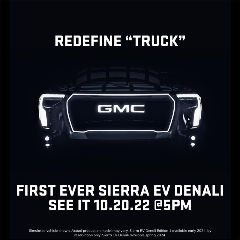 Redefine “truck.” #DictionaryDay #GMCSierraEV #Denali