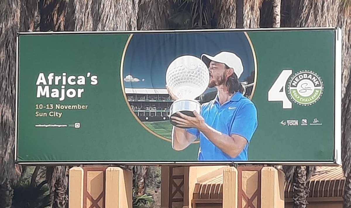 FelicityShiba's tweet photo. It's almost time for @AfricasMajor @nedbanksport and I'm happy to be here to close the course #GaryPlayerCC with some serious players and golf's biggest fans. It's been 2 years, we are ready. β³οΈππΎββοΈπ€ΈπΎββοΈ #TGGD #AfricasMajor #FlagCollected https://t.co/He4jcfRcrz
