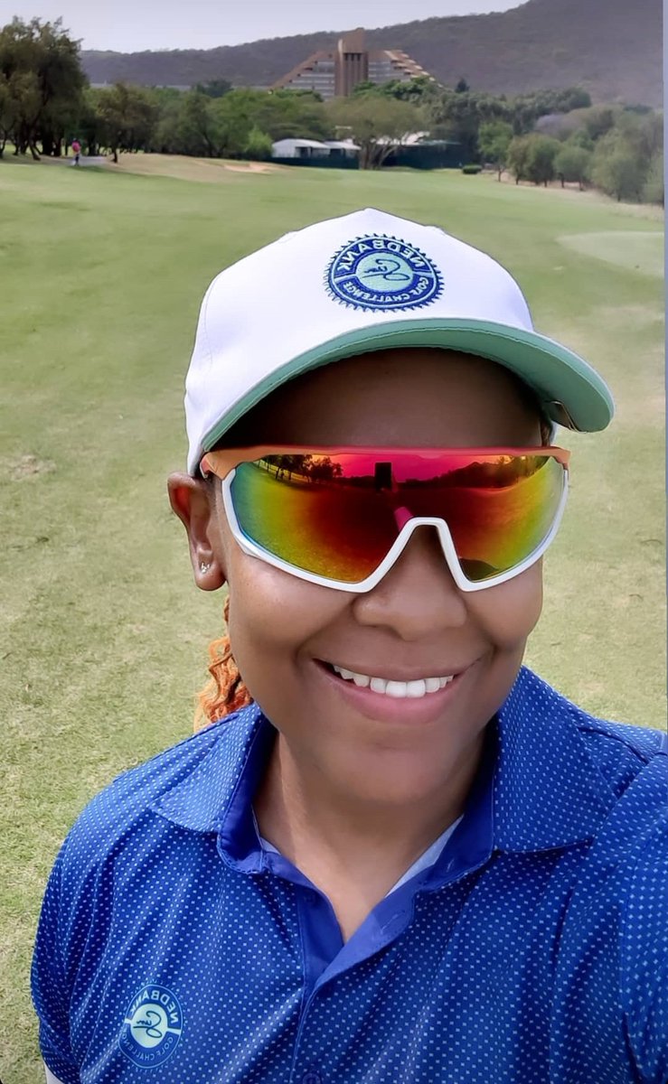 FelicityShiba's tweet photo. It's almost time for @AfricasMajor @nedbanksport and I'm happy to be here to close the course #GaryPlayerCC with some serious players and golf's biggest fans. It's been 2 years, we are ready. β³οΈππΎββοΈπ€ΈπΎββοΈ #TGGD #AfricasMajor #FlagCollected https://t.co/He4jcfRcrz