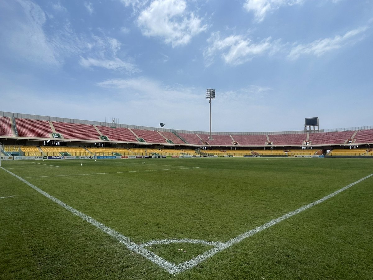 mygtvsports's tweet photo. The grounds is set for the clash between Accra Hearts of Oak and Real Bamako. 

#GTVSports https://t.co/xM8x22rDvg