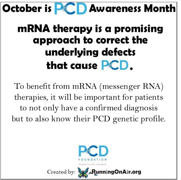 RunningOnO2's tweet photo. October is #PCDawareness month & this year we are celebrating the PCD Foundation's 20th year of #cleartheway4pcd . Visit https://t.co/X9feuF3spS for ideas. We can't wait to see how you all help 'Clear the Way' for PCD this month!
#cure4pcd #pcdawarenessmonth2022 #pcdfoundation https://t.co/jzwW1ugFBQ