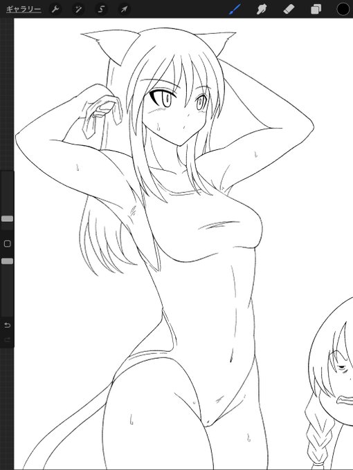 線画、

塗る。 https://t.co/BsxZtSI6aN 