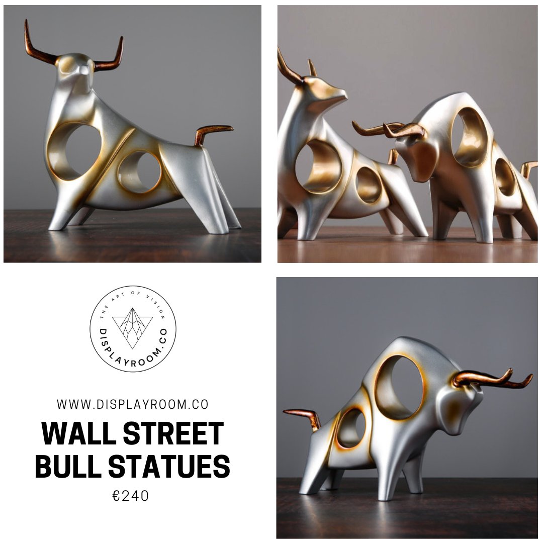 The Wall Street Bull Statues €240🐂 Who should see these? Order here: displayroom.co