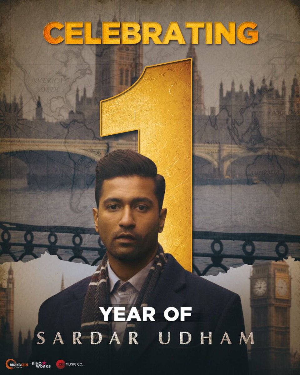 One man, One journey! 🙌 Celebrating #OneYearOfSardarUdham @vickykaushal09 #ShoojitSircar @ronnielahiri #SheelKumar @writish #ShubenduBhattacharya @filmsrisingsun @veerakapur7 @BanitaSandhu @amolparashar #MansiDhruvMehta #AvikMukhopadhyay