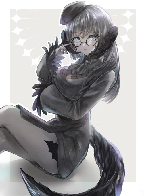 タチノヒラアウラちゃん#FF14イラスト #アウラ 