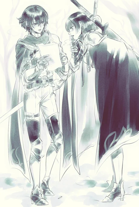 ミノトと、王国騎士姉妹で調査とか行ってたんかなとか考えつつ寒い所に送りたかっただけのフィオロン 